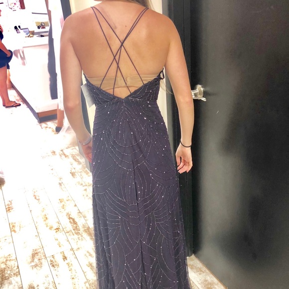 Adrianna Papell Purple Dress - Picture 3 of 7